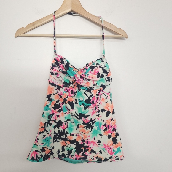 Hobie Floral Tankini Swim wear for Women sz small - Picture 3 of 12